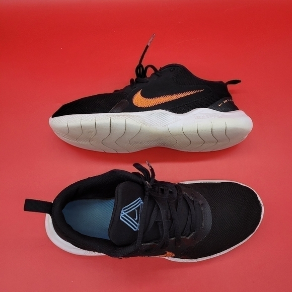 Nike Flex Experience Run 10 Dark Obsidian Hyper Crimson Sneaker Men's 8 Shoes - Picture 10 of 15